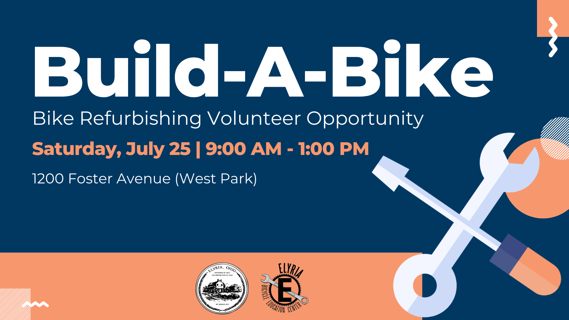 Information about the second Build-A-Bike opportunity