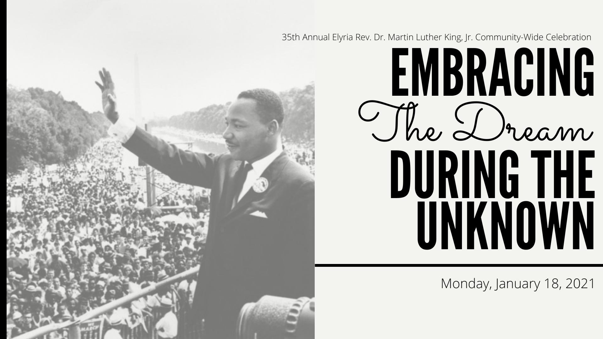 34th Annual Martin Luther King Jr. Celebration - January 28, 2020