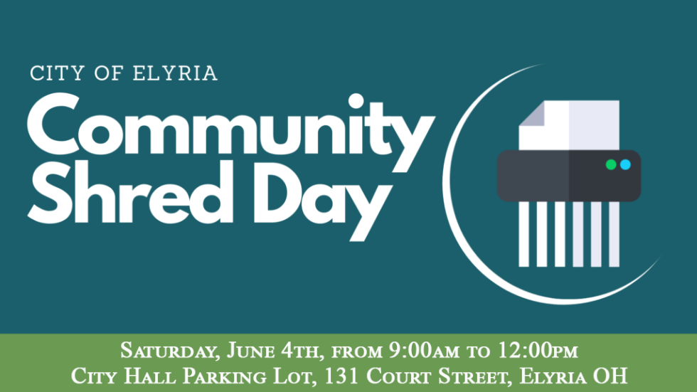 Community Shred Day Update! City of Elyria