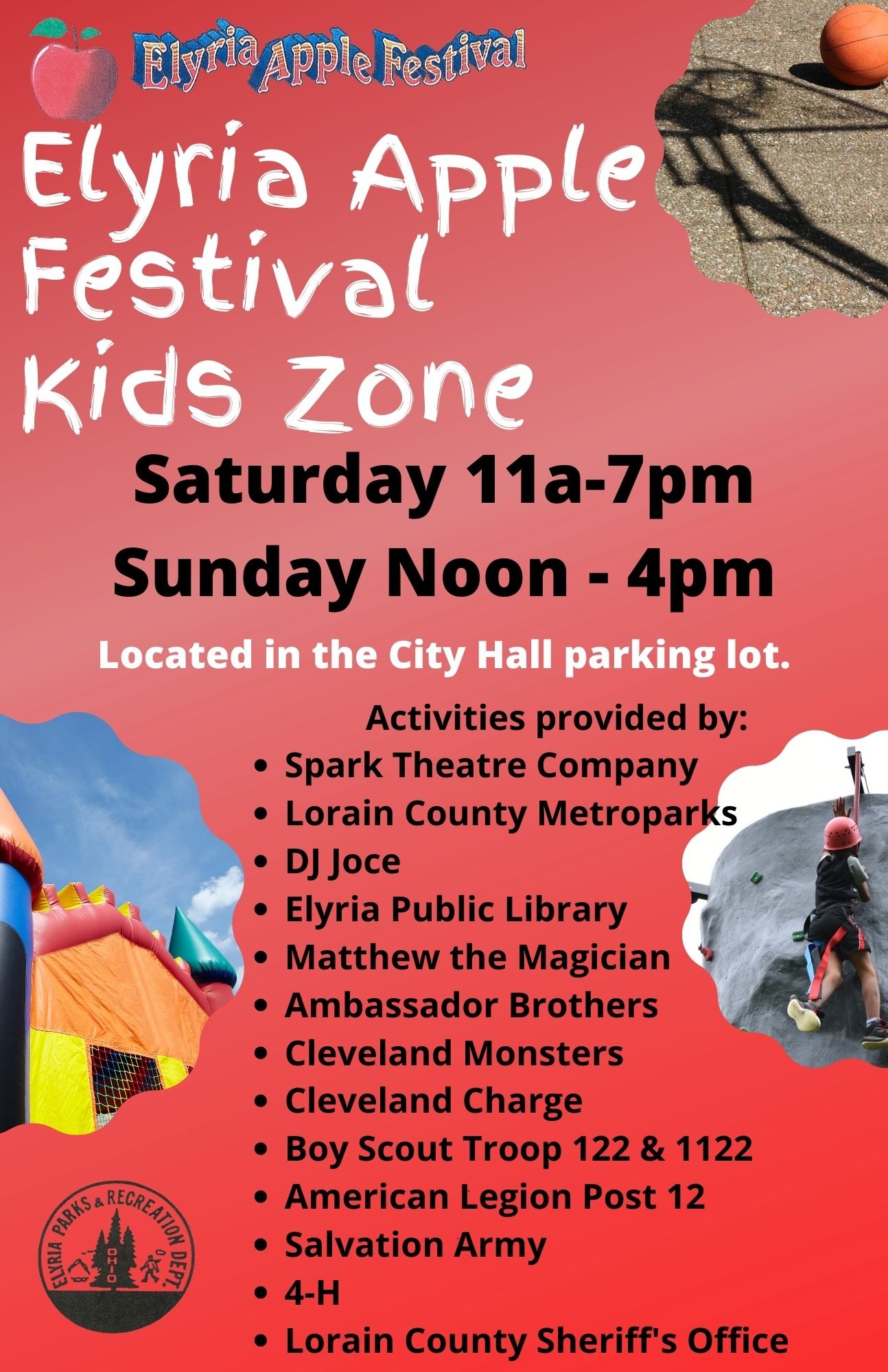 Elyria Apple Festival Kids Zone City of Elyria