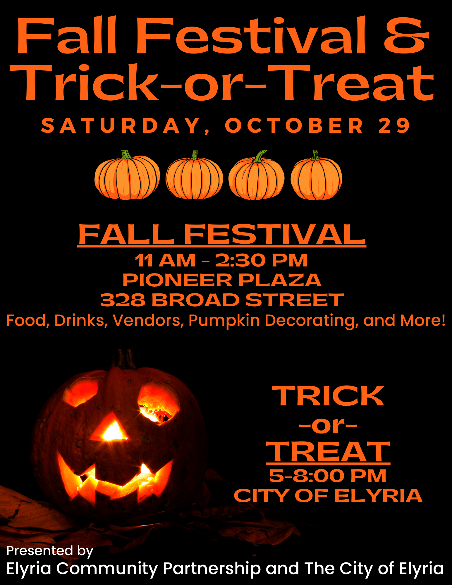 Fall Festival & TrickorTreat City of Elyria