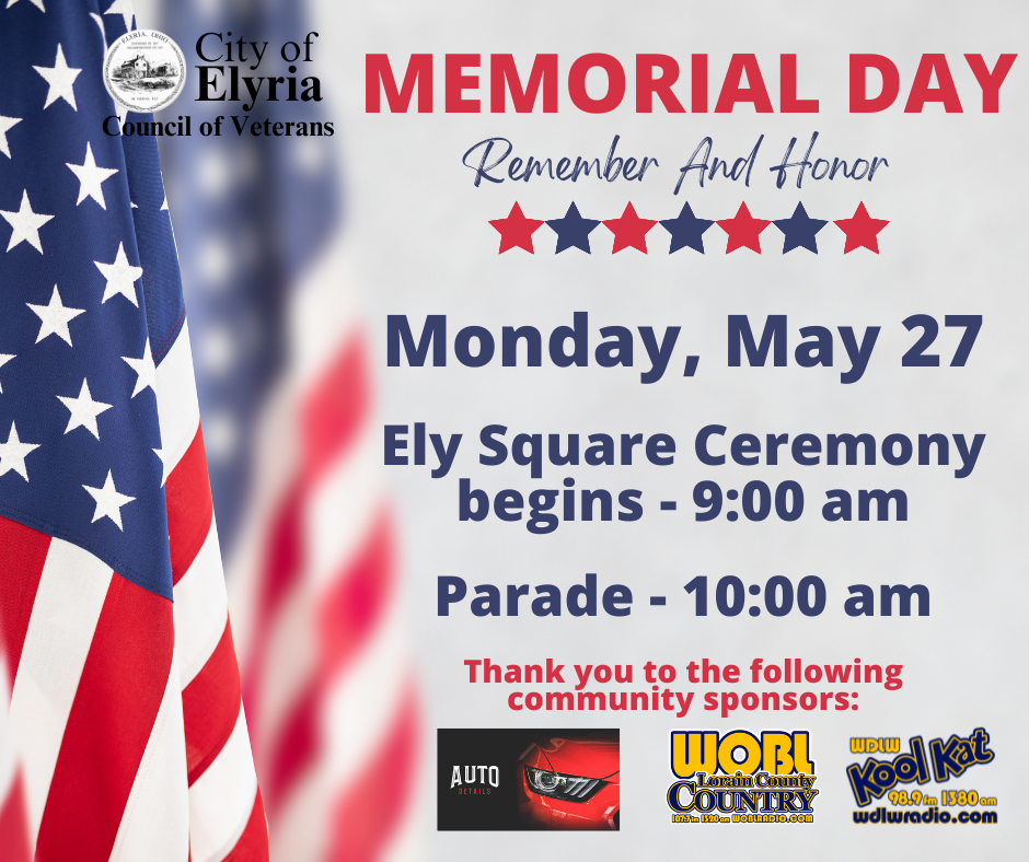 Elyria Memorial Day Parade 2025 Robin Christin
