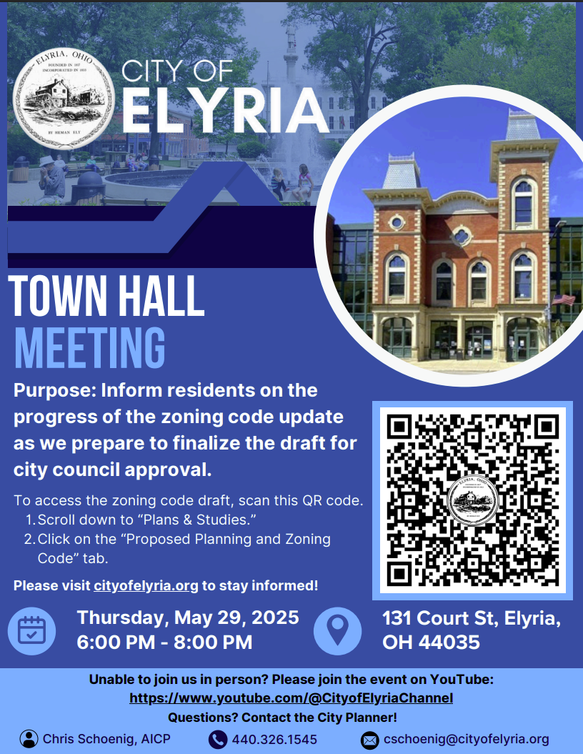 Town Hall: Zoning Code Update City of Elyria